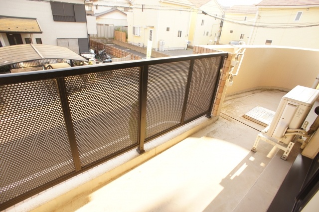 Balcony. Comfortable wide balcony