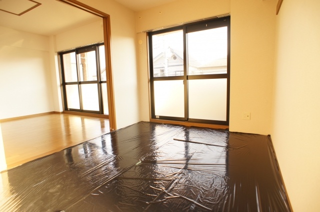 Living and room. Storage rich Japanese-style room