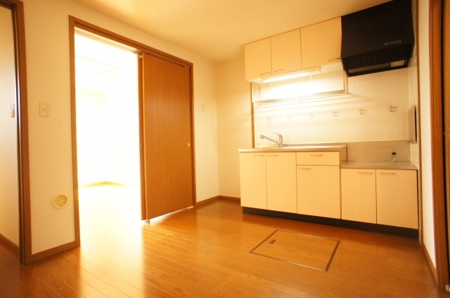 Kitchen. Under the floor with storage of kitchen
