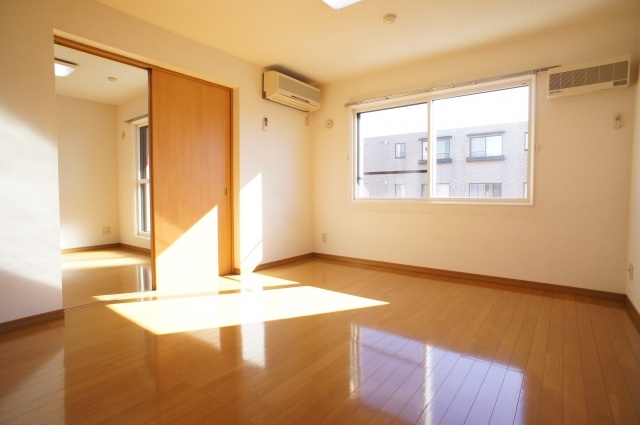 Living and room. Bright living room of flooring