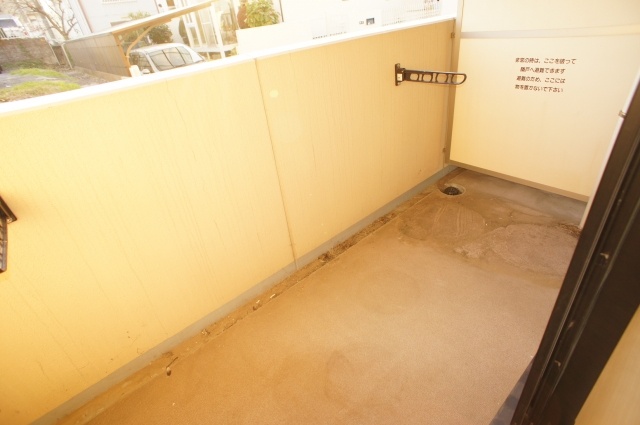 Balcony. Wide balcony