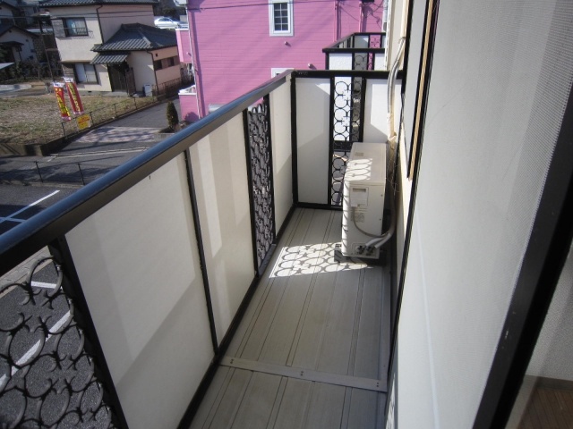 Balcony. Spacious balcony