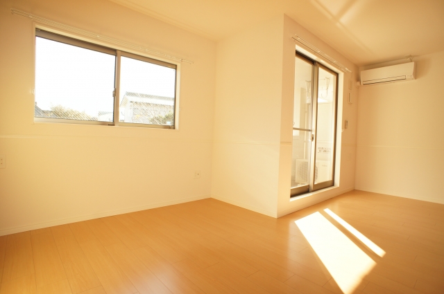 Living and room. Bright living room of flooring