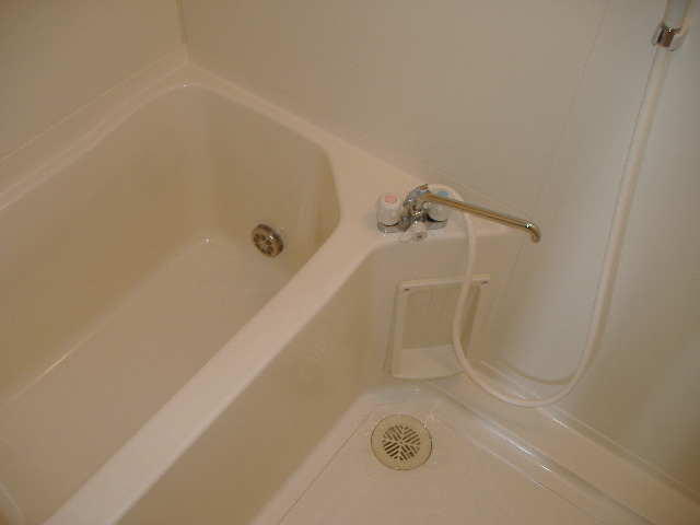 Bath. Spacious bath with add-fired hot-water supply