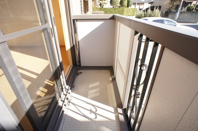 Balcony. Spacious balcony