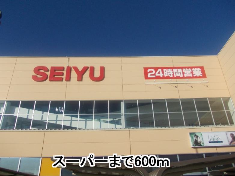 Supermarket. Seiyu 600m until the (super)
