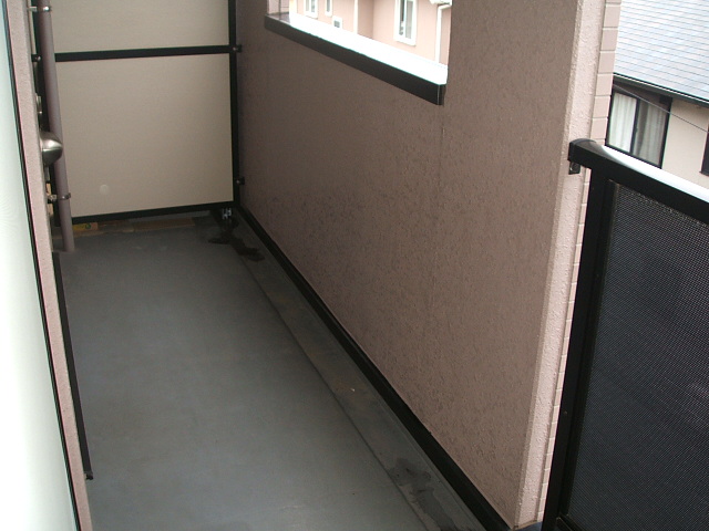 Balcony. Comfortable wide balcony