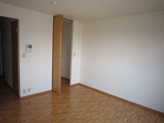 Living and room. Walk-in closet with a living