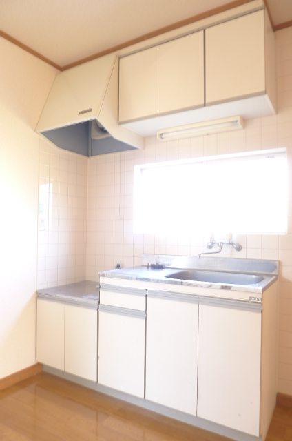 Kitchen. There are upper and lower storage