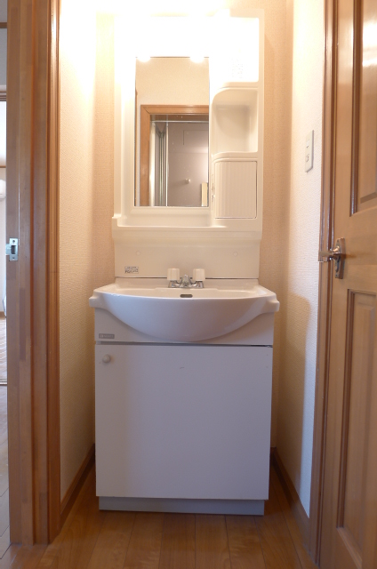 Washroom. There is vanity