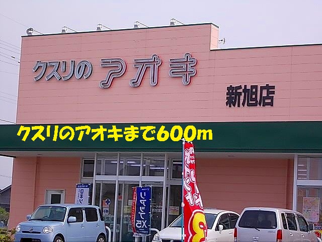 Dorakkusutoa. 600m to Aoki (drugstore) of medicine