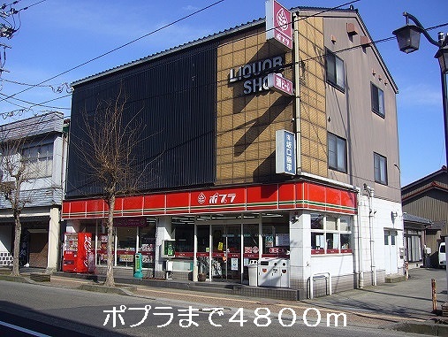 Convenience store. 4800m until the poplar (convenience store)