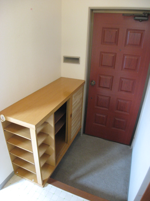 Entrance. Entrance with a shoe box. Pat storage!