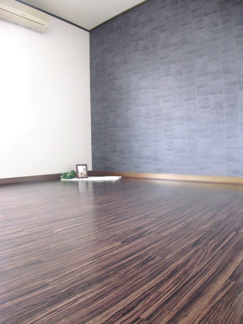 Living and room. In the room of the image of calm in the wall of the stone pavement tone.