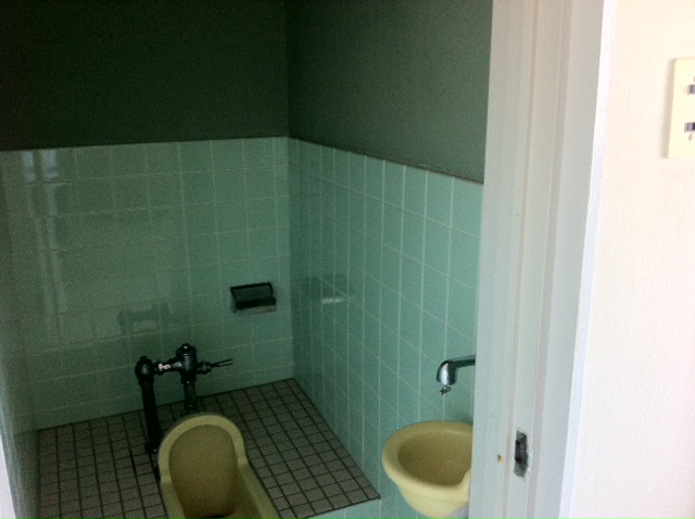 Toilet. Retro Japanese style! !