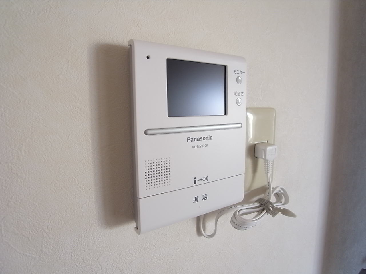 Security. Monitor with intercom