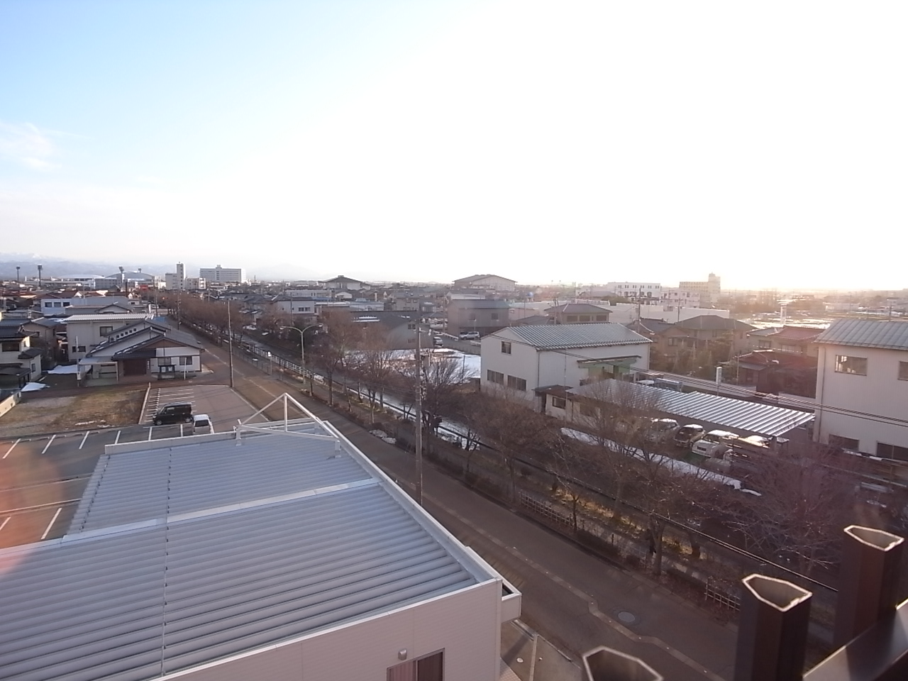 View. View from the fifth floor Also beautiful mountains