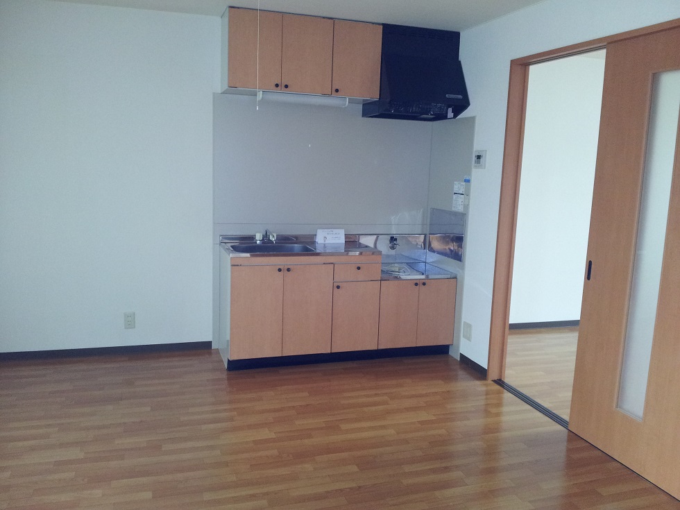 Living and room. Living & Kitchen