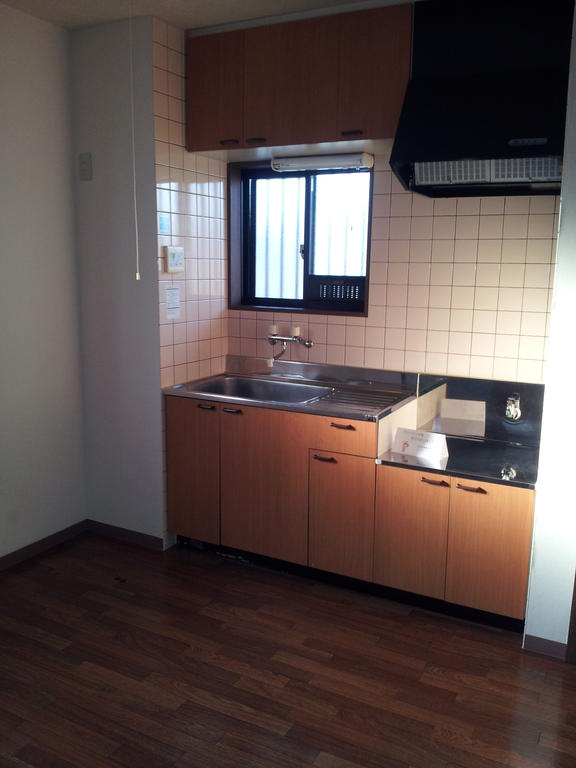 Kitchen. Good ventilation have a window in the kitchen!