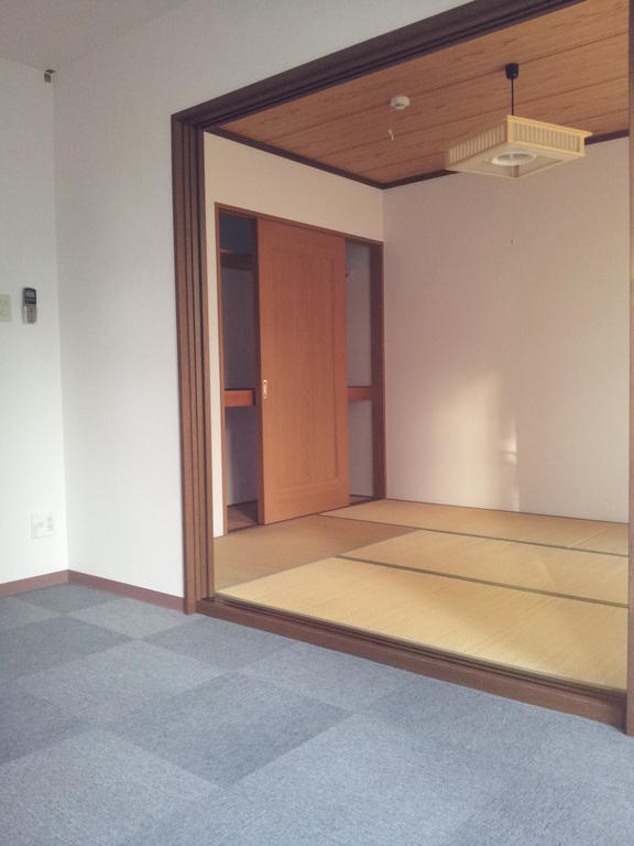 Living and room. From Western-style room to Japanese-style room