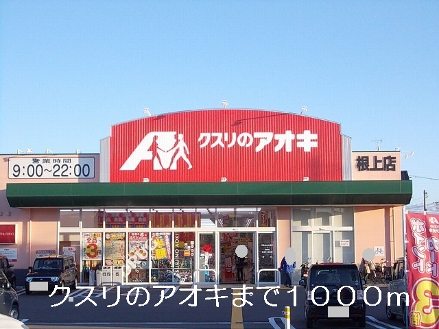 Dorakkusutoa. 1000m to Aoki (drugstore) of medicine