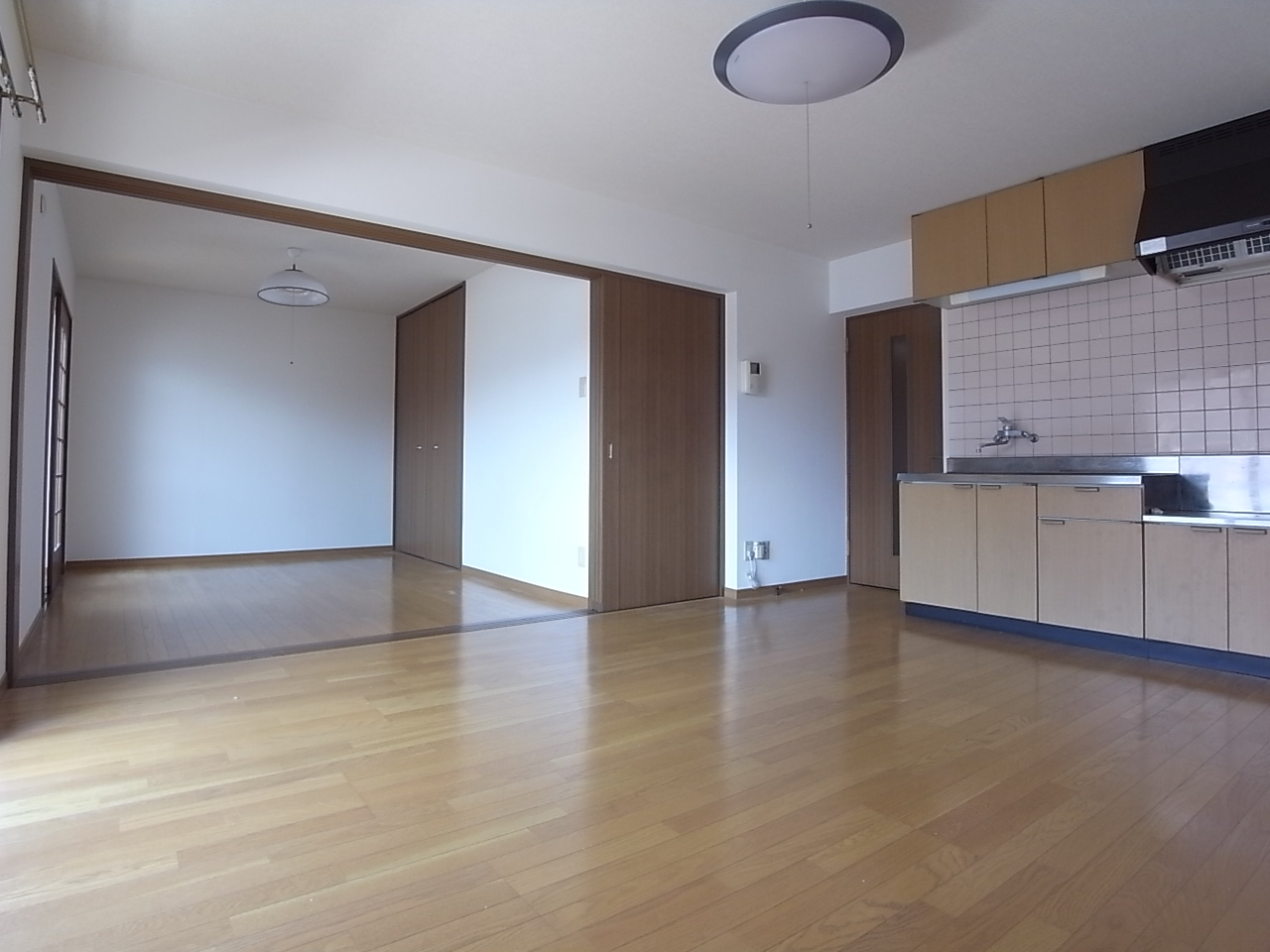 Living and room. LDK + Western-style