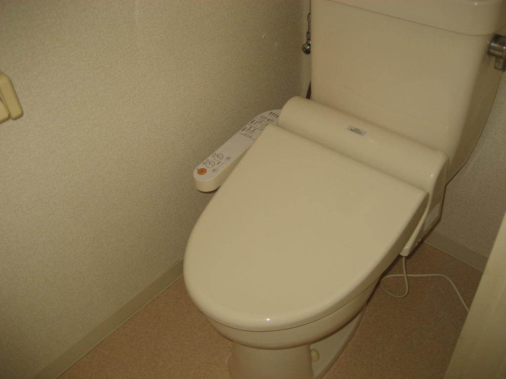 Toilet. Model room exhibition is being.