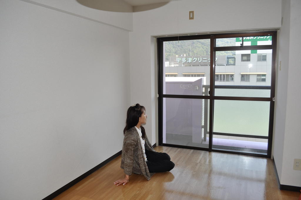 Living and room. Overlooking the balcony from the living room