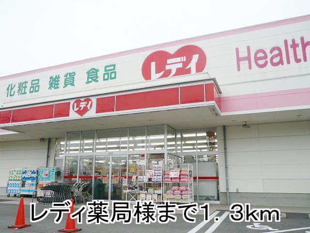 Dorakkusutoa. Lady 1300m until the pharmacy (drugstore)