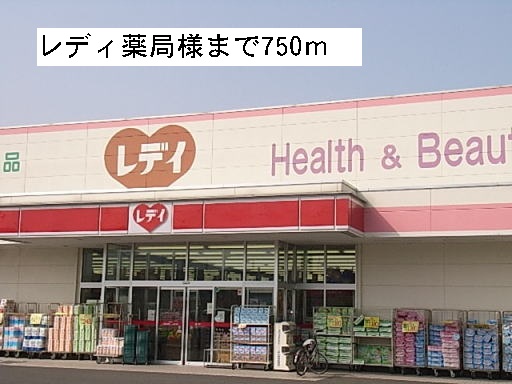 Dorakkusutoa. Lady 750m until the pharmacy (drugstore)