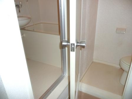 Bath. Bus toilet by