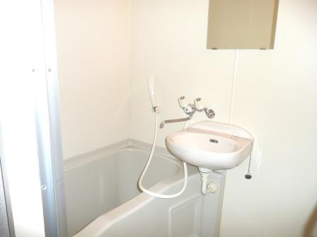 Bath. Bus toilet by