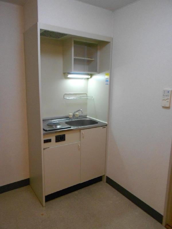 Kitchen. A small kitchen IH cooking heater with