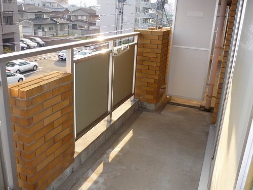 Balcony. South is a veranda.