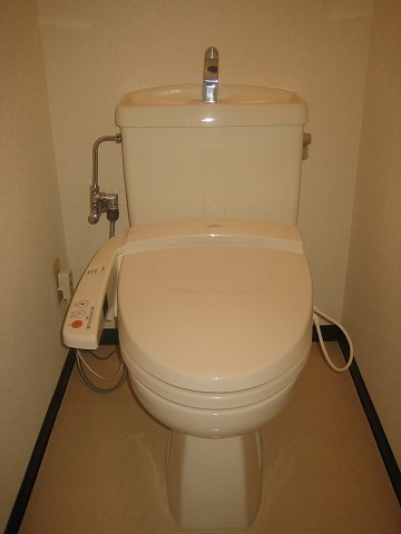 Toilet. Washlet warm toilet