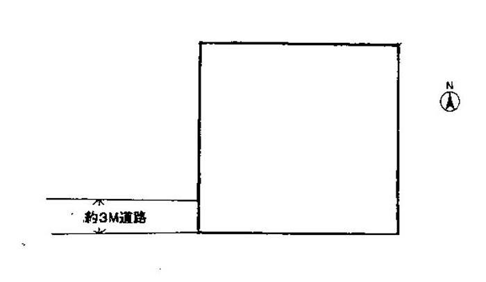 Compartment figure. Land price 18 million yen, Land area 727 sq m