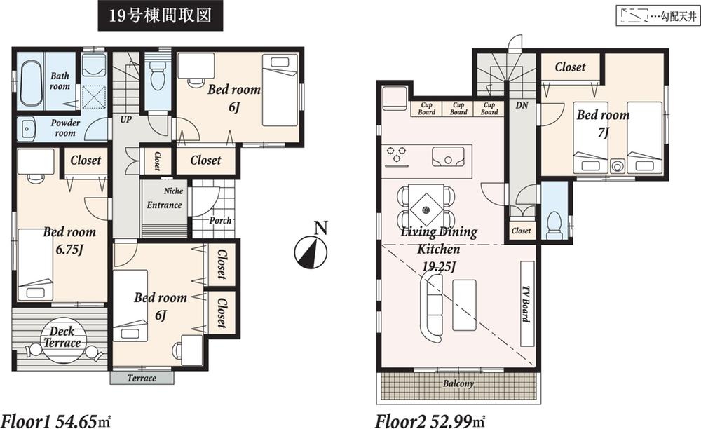 Floor plan. 22.6 million yen, 4LDK, Land area 126.5 sq m , Building area 107.64 sq m floor plan