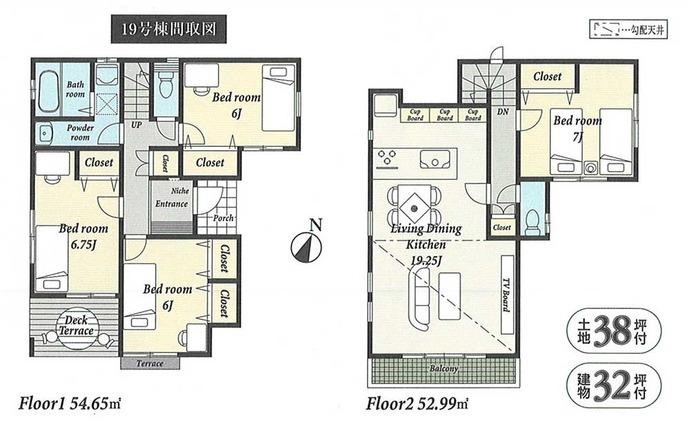Floor plan. Yugawara Yoshihama newly built condominium