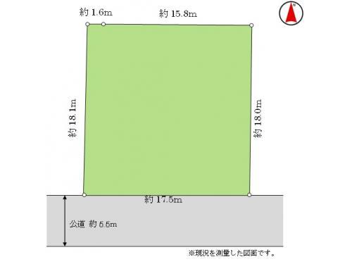 Compartment figure. Land price 55 million yen, Land area 318.74 sq m