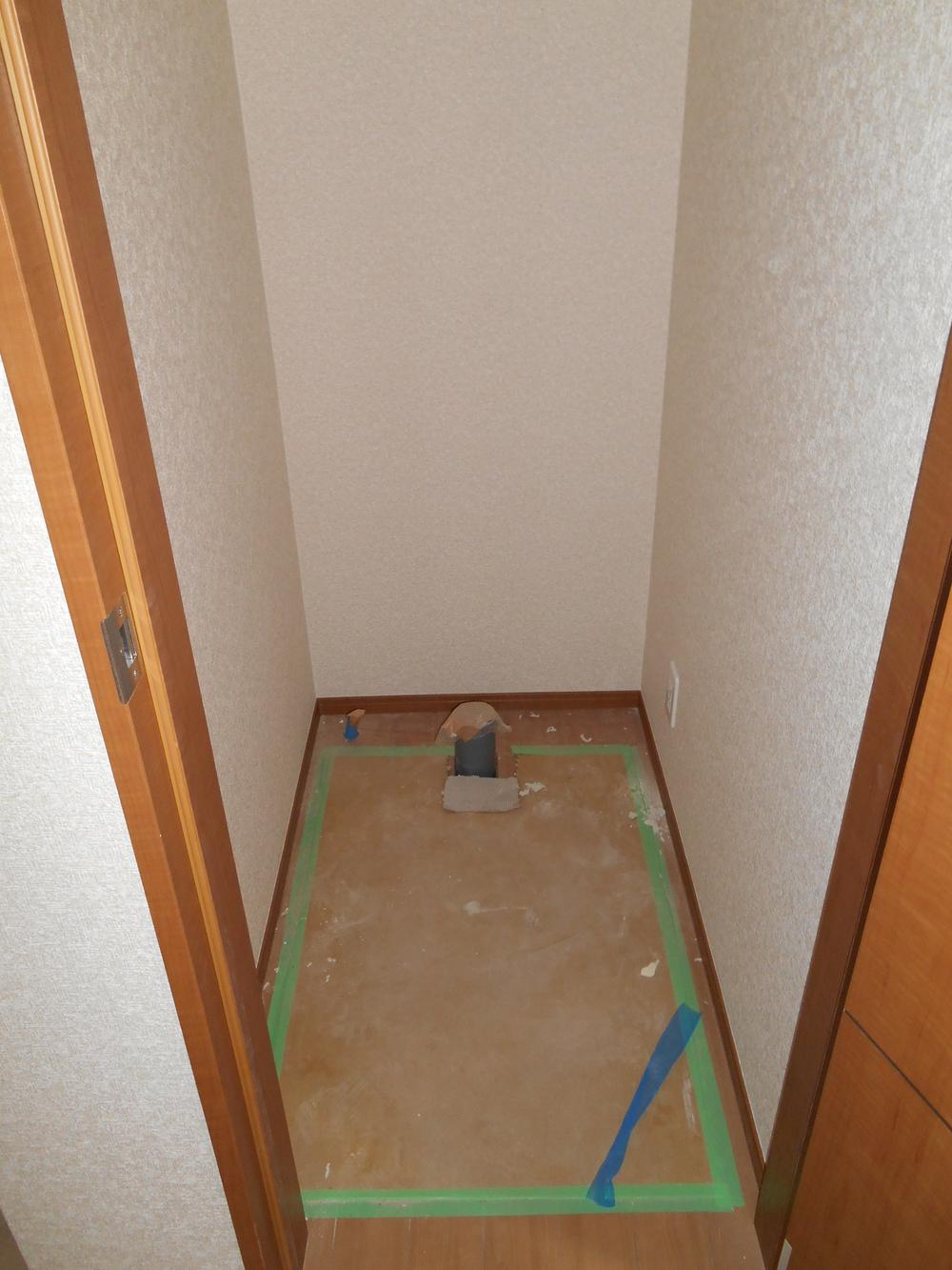 Toilet. We are now toilet installation