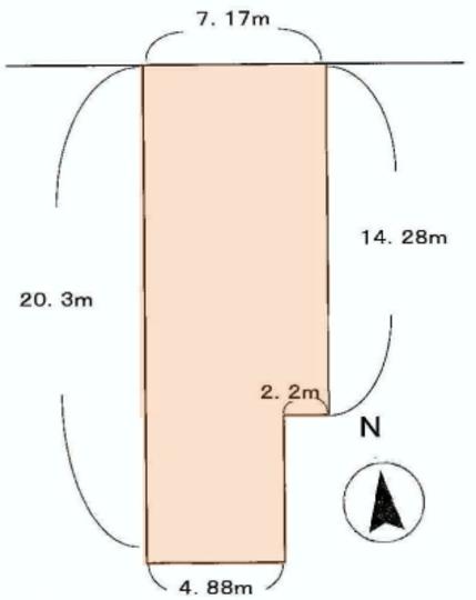 Compartment figure. Land price 45,200,000 yen, Land area 132 sq m