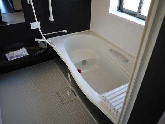 Same specifications photo (bathroom). Barrier-free 1 pyeong type ・ Automatic hot water filling reheating with warmth