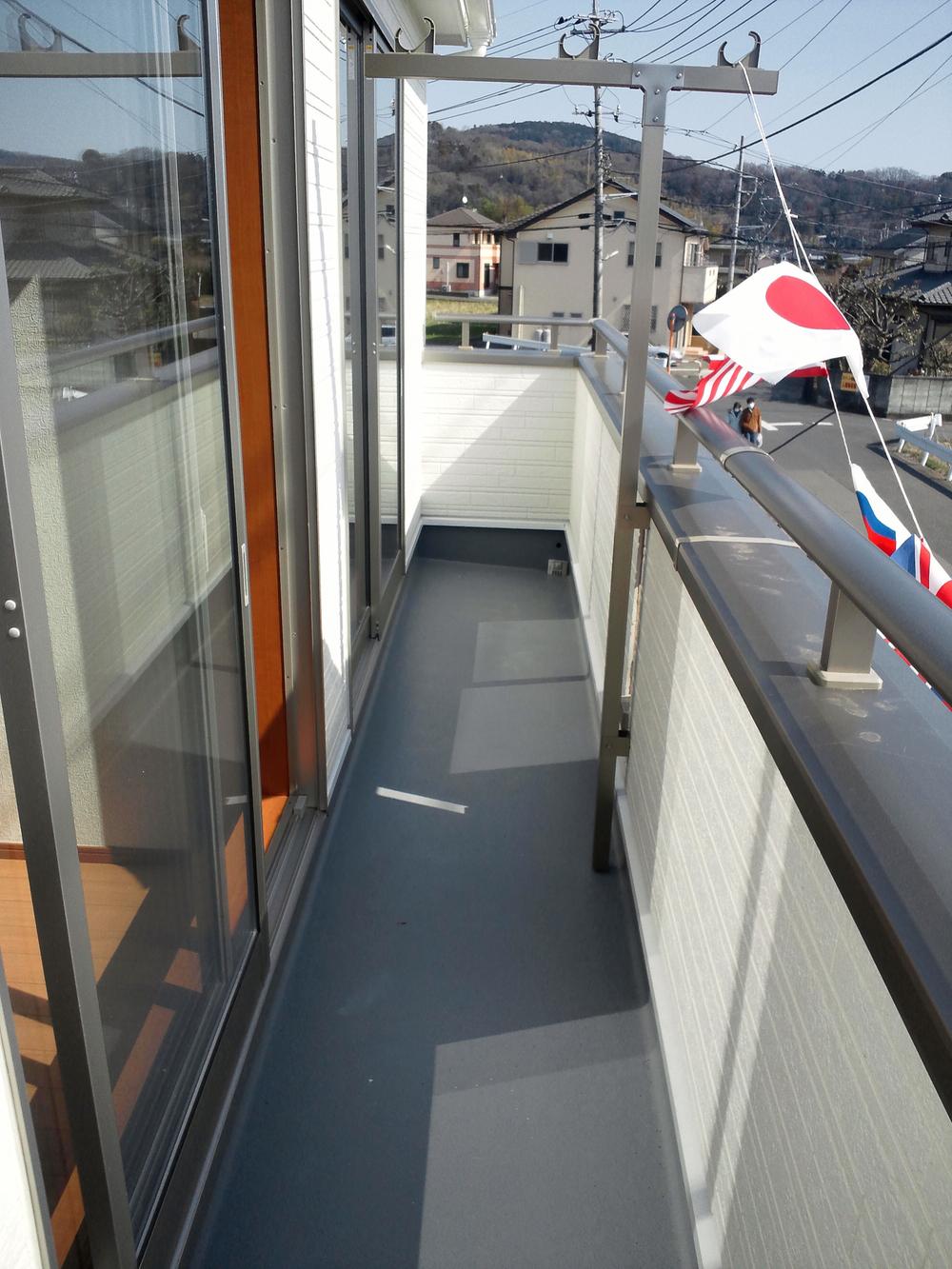 Balcony. Example of construction