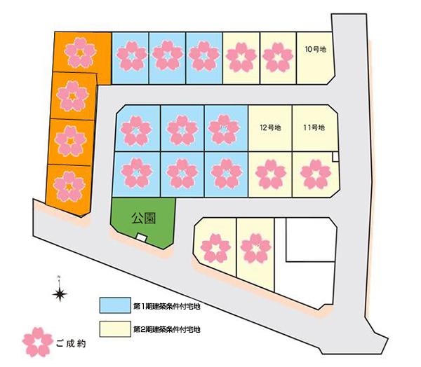 Compartment figure. Land prices -  ※ Compartment Figure