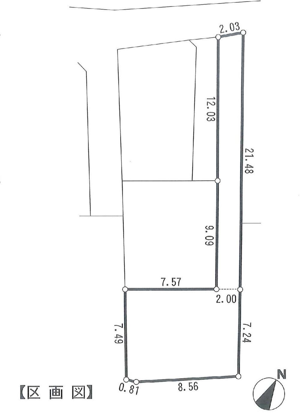 Compartment figure. Land price 9.8 million yen, Land area 112.95 sq m