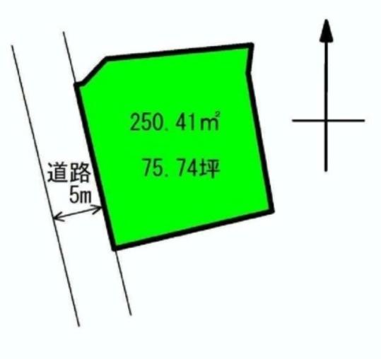 Compartment figure. Land price 28 million yen, Land area 250.41 sq m