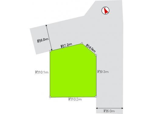 Compartment figure. Land price 15.3 million yen, Land area 111.09 sq m