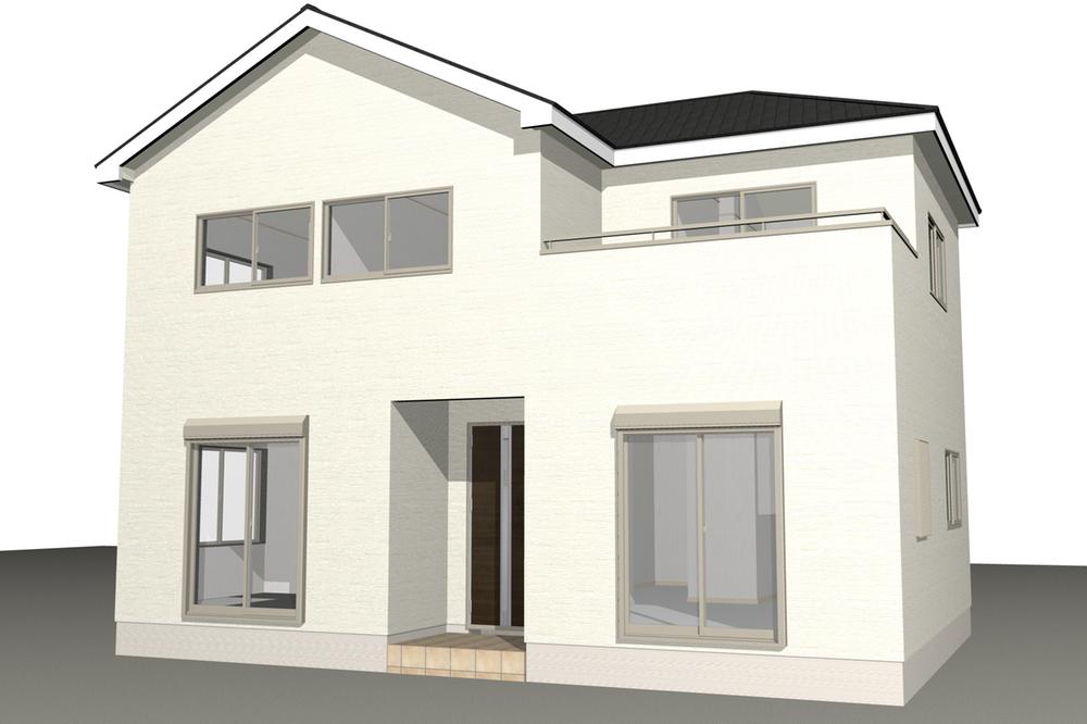 Rendering (appearance). Atsugi hot water number 3 ・ 1 Building Price: 2,980 yen (tax included) □ LDK15.75 Pledge  □ Japanese-style room 6 quires □ Western-style 8 pledge  □ Western-style 6 Pledge  □ Western-style 6 Pledge □ WIC2 Pledge  □ 4LDK + WIC