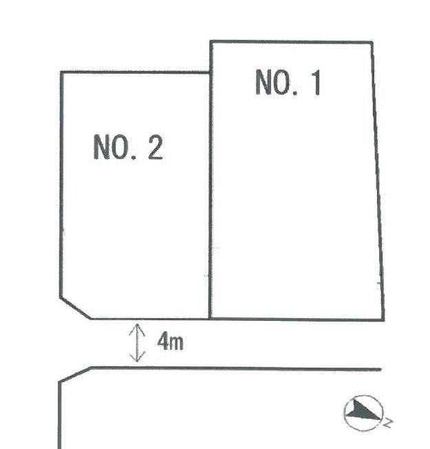 Compartment figure. Land price 15.8 million yen, Land area 255.56 sq m