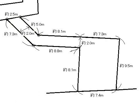Compartment figure. Land price 6.8 million yen, Land area 102.23 sq m